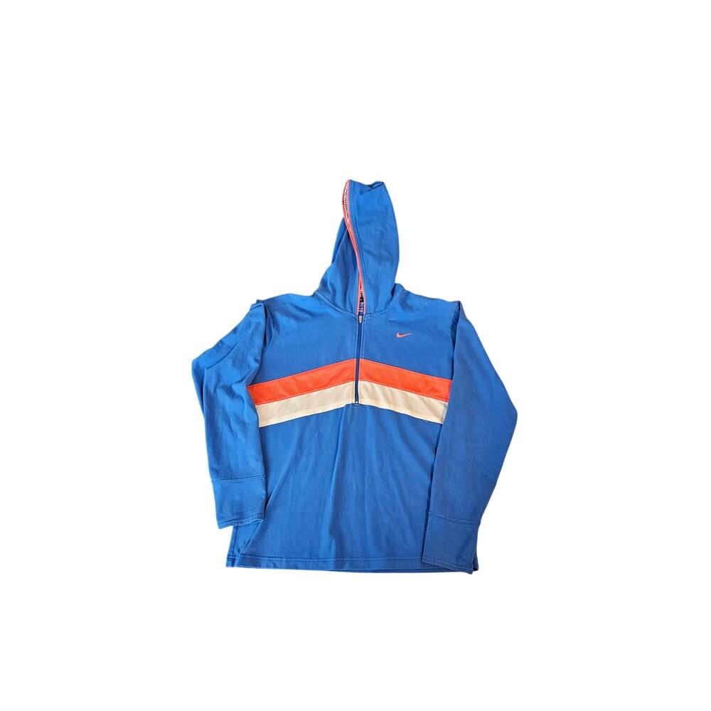 Nike Dri Fit 3/4 sleeve Hooded Pullover Activewear Top Running